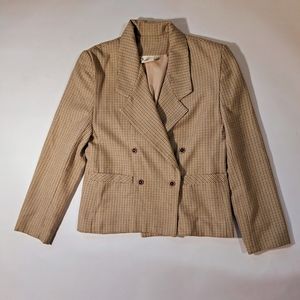 Vintage base houndstooth blazer
